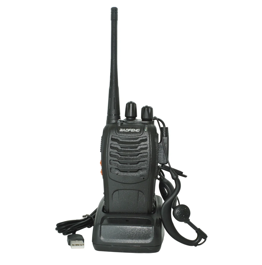 1 шт BaoFeng BF-888S Walkie Talkie 888s UHF 400-470MHz переговорный трансивер A0784A двухстороннее радио с зарядным устройством USB