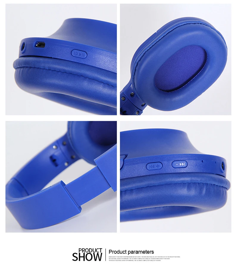 Беспроводные наушники 6 цветов Bluetooth-гарнитура складные стереонаушники игровые с