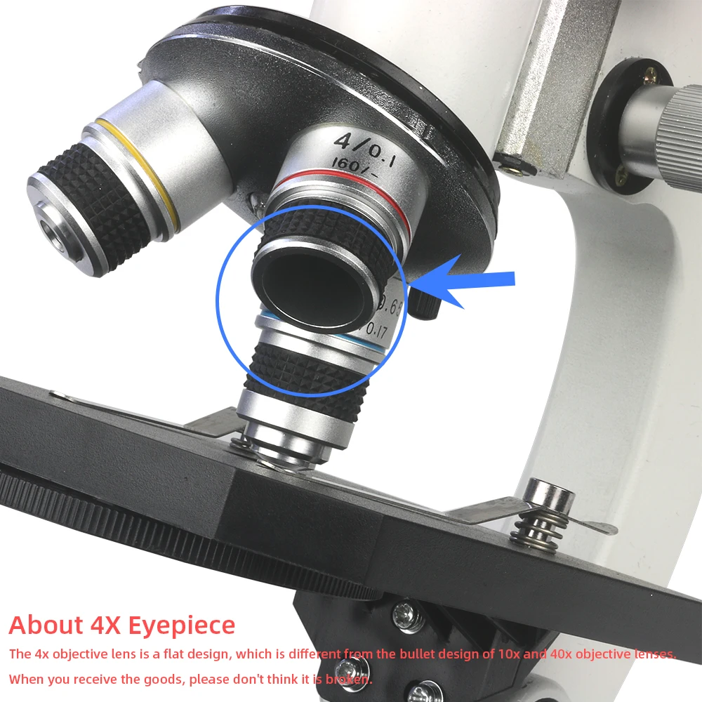 Satin Al EYSDON 640X Biyolojik Mikroskop çift Odak Spiral çocuklar öğrenciler Için Eğitim Bilimi Lab Entelektüel Geliştirme