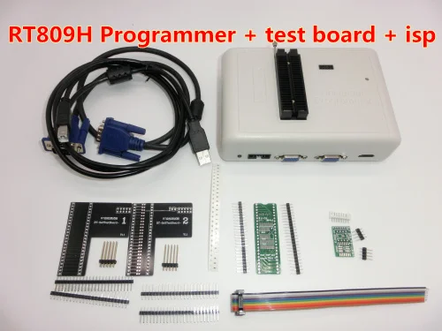 RT809H test board Новейшее программное обеспечение RT809H emmc-nand вспышка чрезвычайно быстрый Универсальный программатор TSOP56 TSOP48 BGA63 - Цвет: RT809H test board