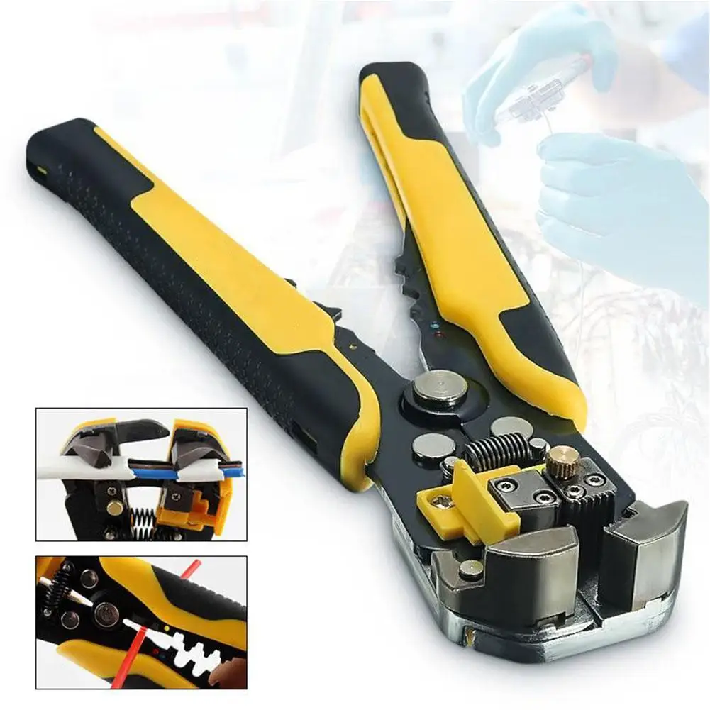 

Crimper Tools Kit Multi tools Wire Engineering Ratchet Plier Crimping Crimper Wire 02-CN Terminal W3K0