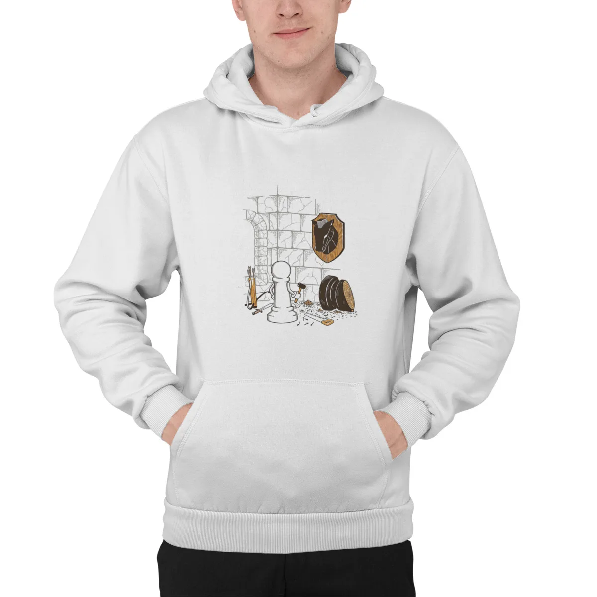 

A Pawn's WorldEssentials Unisex Anime Streetwear Hoody Aesthetic 2021 Hooded Sweatshirts 98070