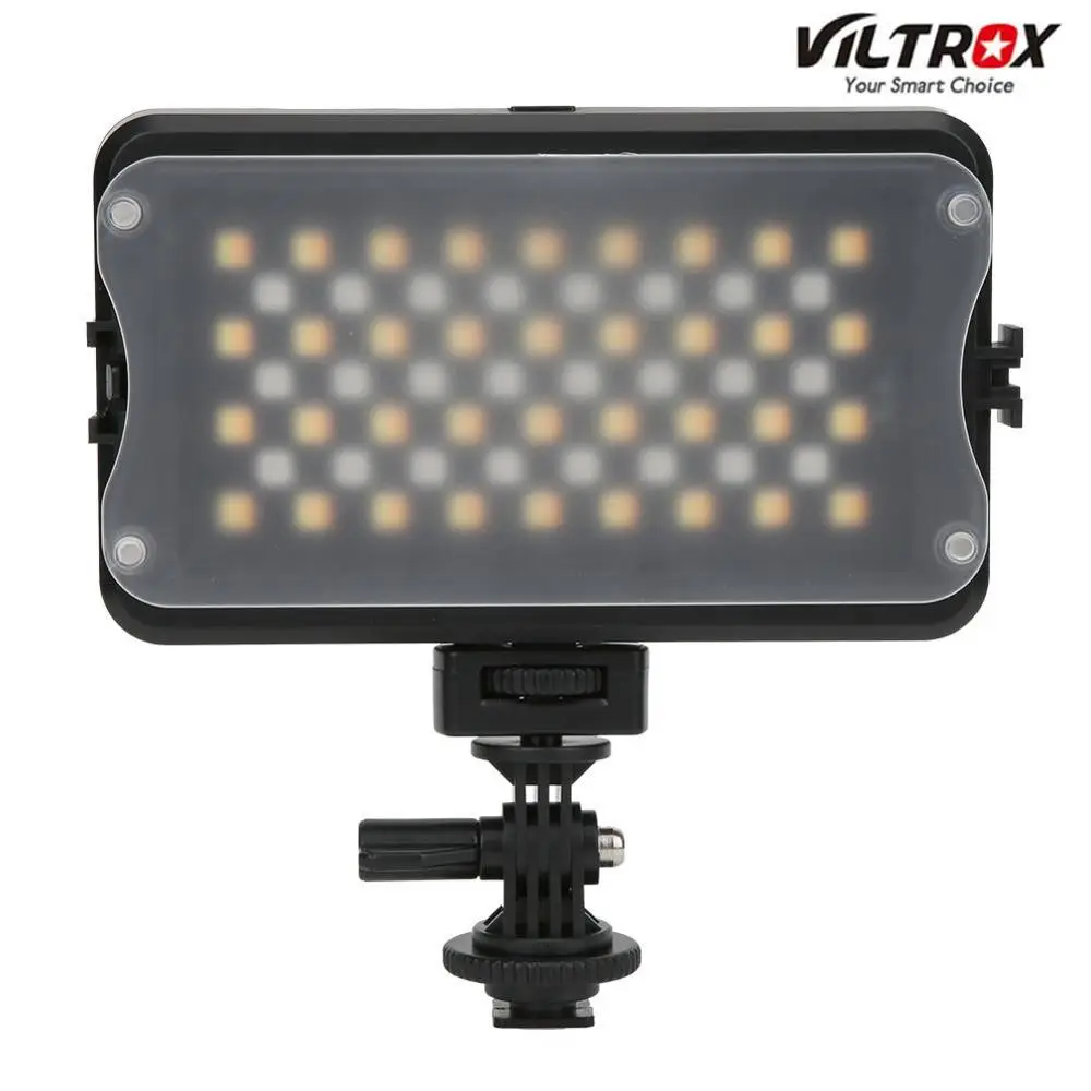 Viltrox светодиодный светильник для видео с ЖК панелью белый регулируемой яркостью