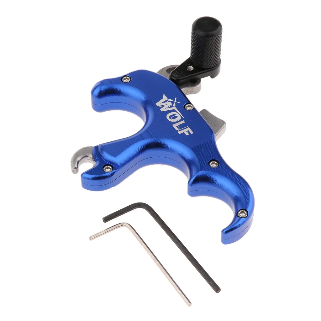 3 пальца комбинированный лук релиз штангенциркуль триггер для большого рукоятка