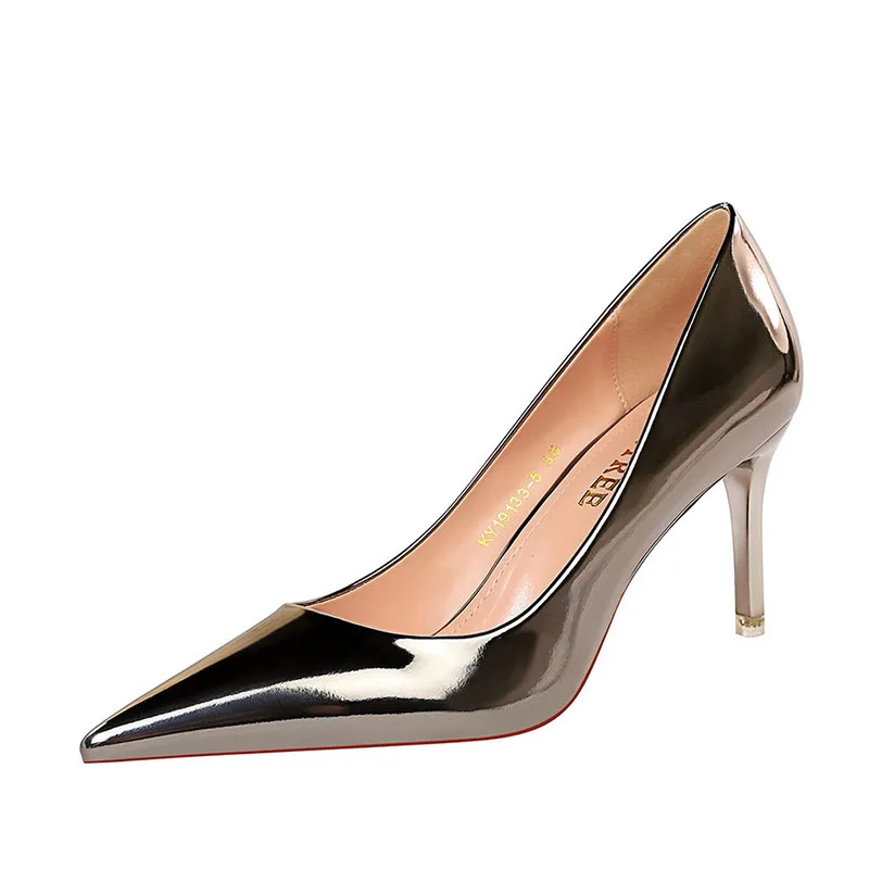 

2021 на высоком каблуке; Женская обувь для вечеринок; Женские офисные туфли на высоком каблуке; Фирменные женские туфли; Женские туфли-лодочки...