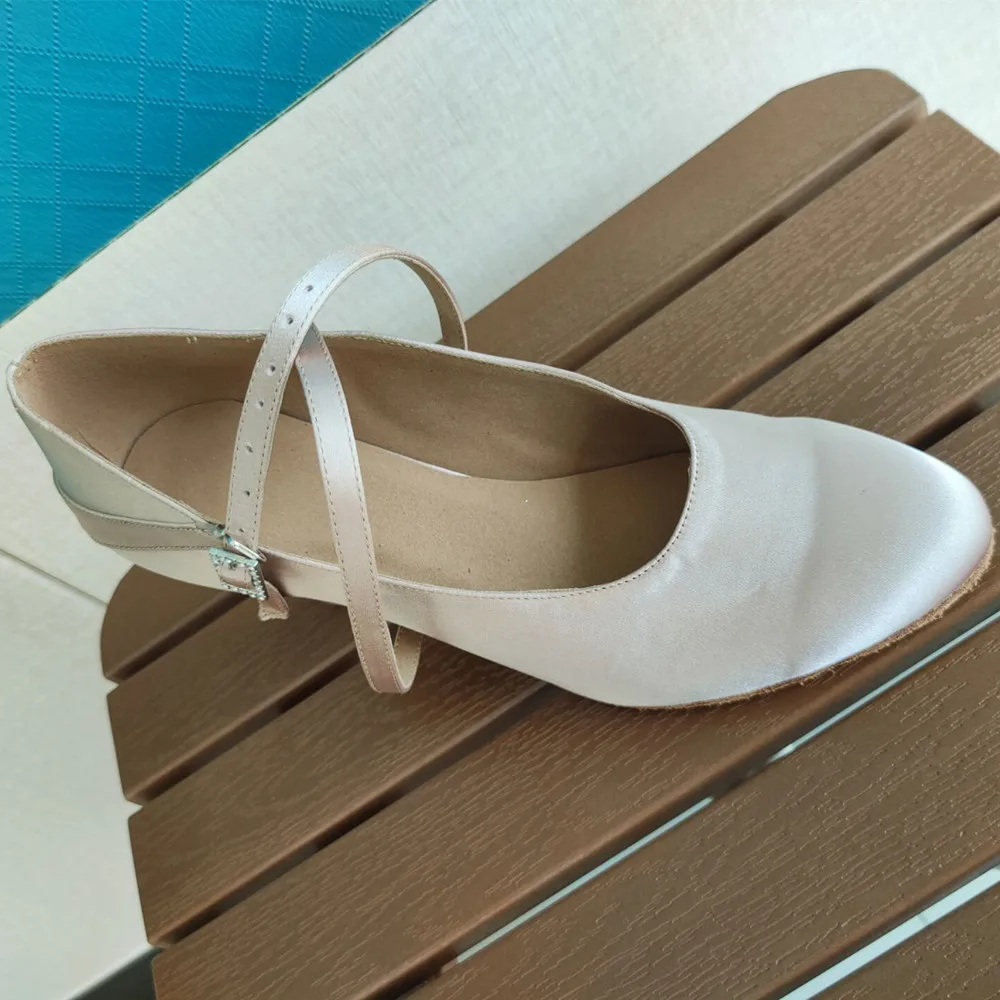 Бренд Evkoo для танцев цвет хаки сатин с кристаллами удобная женская обувь