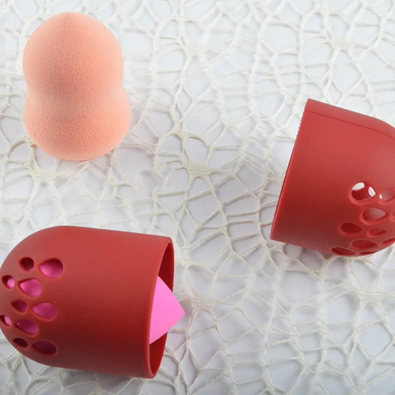 Мягкий силиконовый держатель для сушки пудры яичная подставка коврик красоты