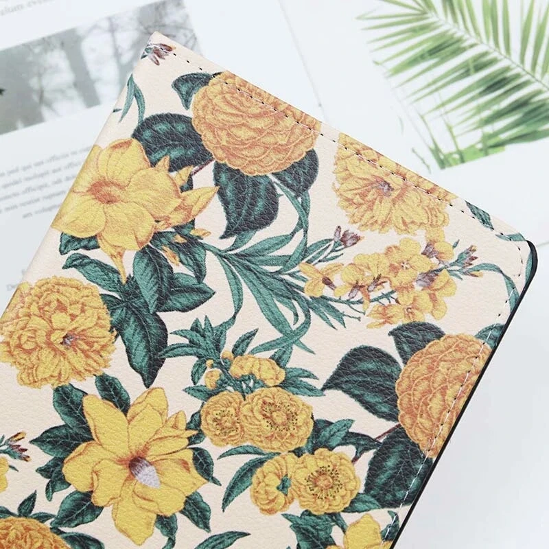 Мультяшный желтый цветок из искусственной кожи чехол для iPad Air 1/2 новый 9 7 2018 234 mini