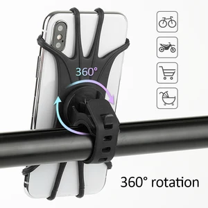 k05 bicycle phone holder moto mobile holders silicone bike handle bar universal mount durablesecure super elastic bike rack free global shipping