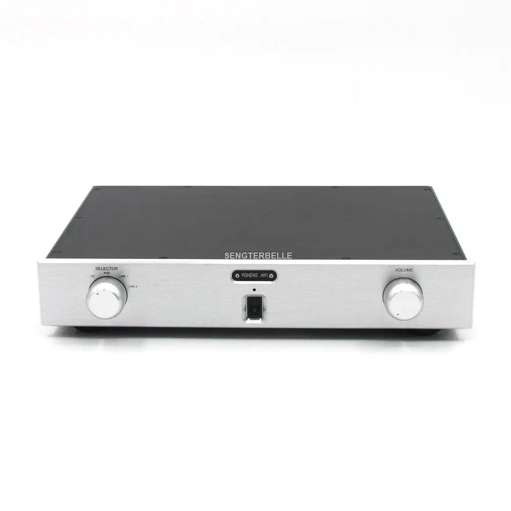 

Finished Hifi preamp PASS 1.7 Field effect transistor balance preamplifie