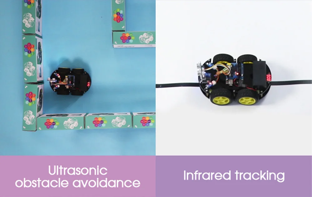 Emakefun для Arduino робот 4WD автомобили приложение RC пульт дистанционного управления Bluetooth робототехники Обучающий Набор Обучающие игрушки для детей