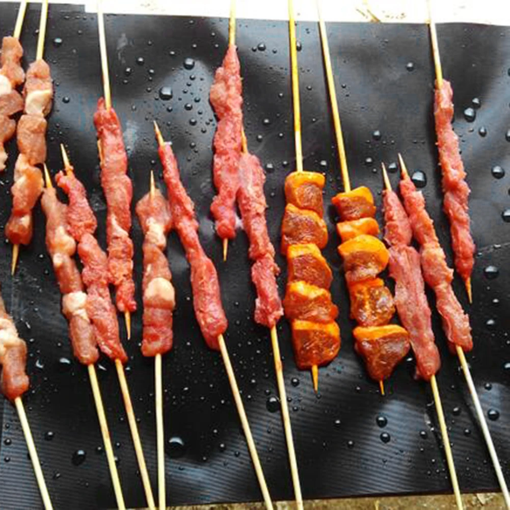 Многоразовые антипригарные коврики для барбекю и гриля 6 шт. многофункциональные