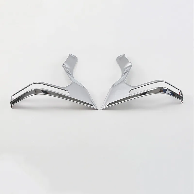 

Styling Trims Accessories For Toyota Prado 2018 Car Tail Light Cover Sticker shell Cover Exterior Decoration ABS Chrome 2 Pcs