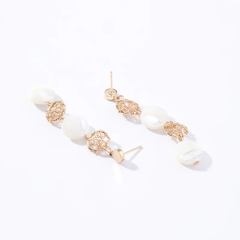 2018 Новые простые корейские милые персонализованные серьги капли ветровая