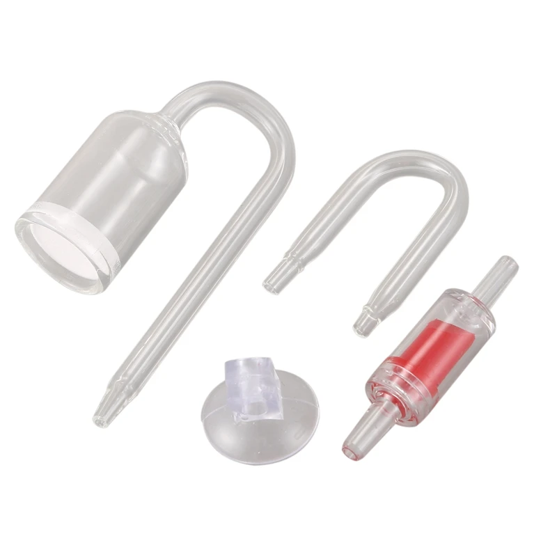 Аквариум стеклянный завод Co2 диффузор u образная Трубка Набор для растений