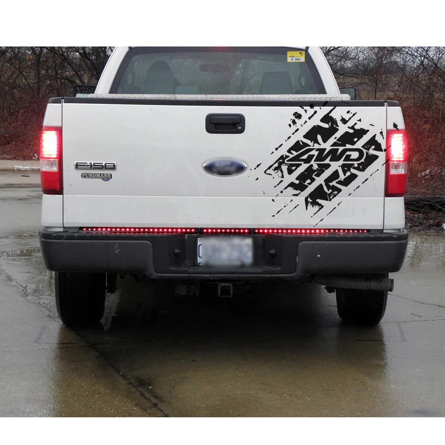 Автомобильные наклейки Бесплатная доставка внедорожные 4x4 dmax грязные шины 4wd