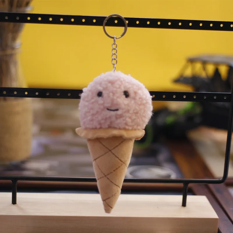 Новый милашный креативный кулон "Сладкое мороженое" очень прекрасная плюшевая качественная цепочка Успокаивающая кукла на Рождество интересный подарок.