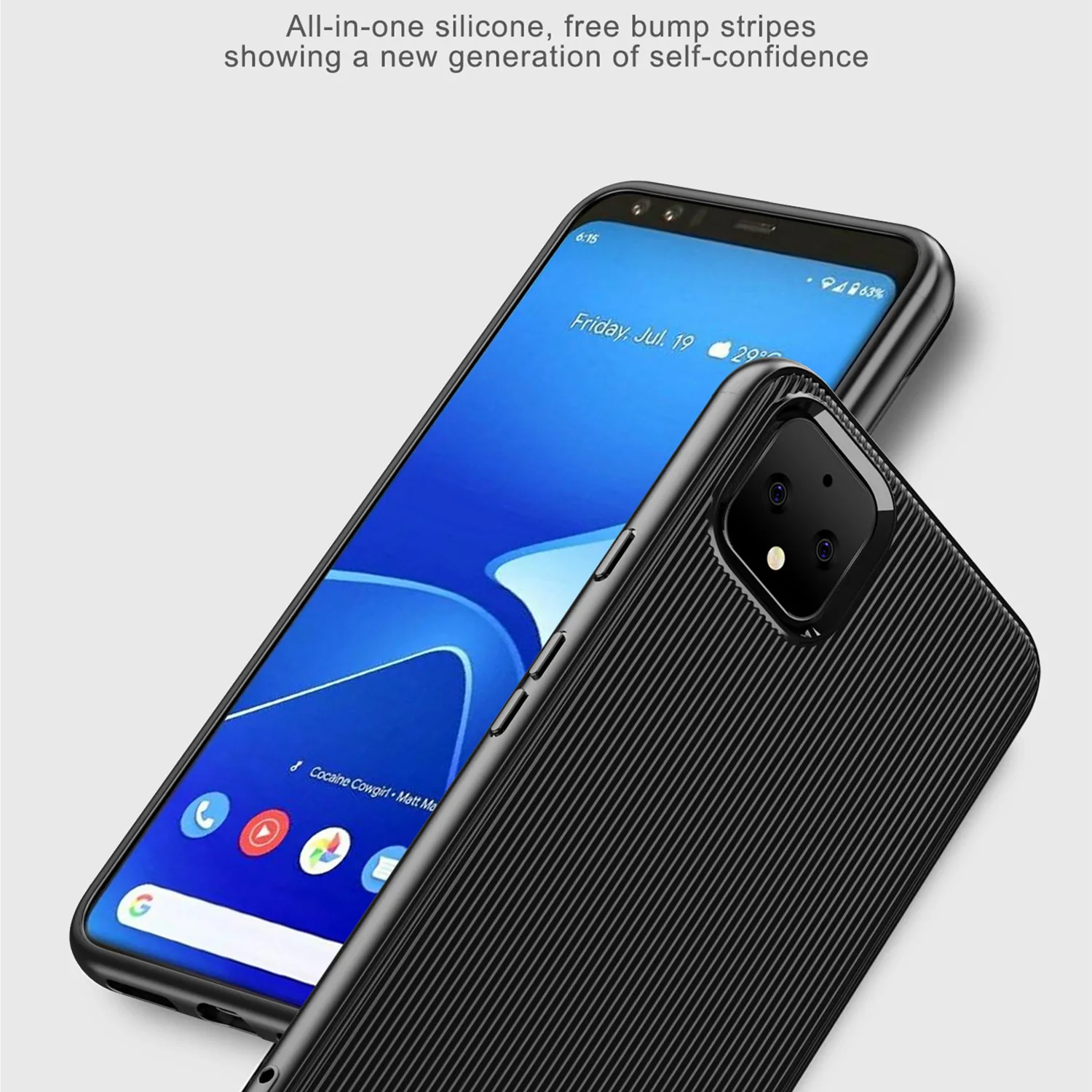 Для Google Pixel 4 XL 4XL супер защита от падения полоса ТПУ чехол для 3A 3AXL |