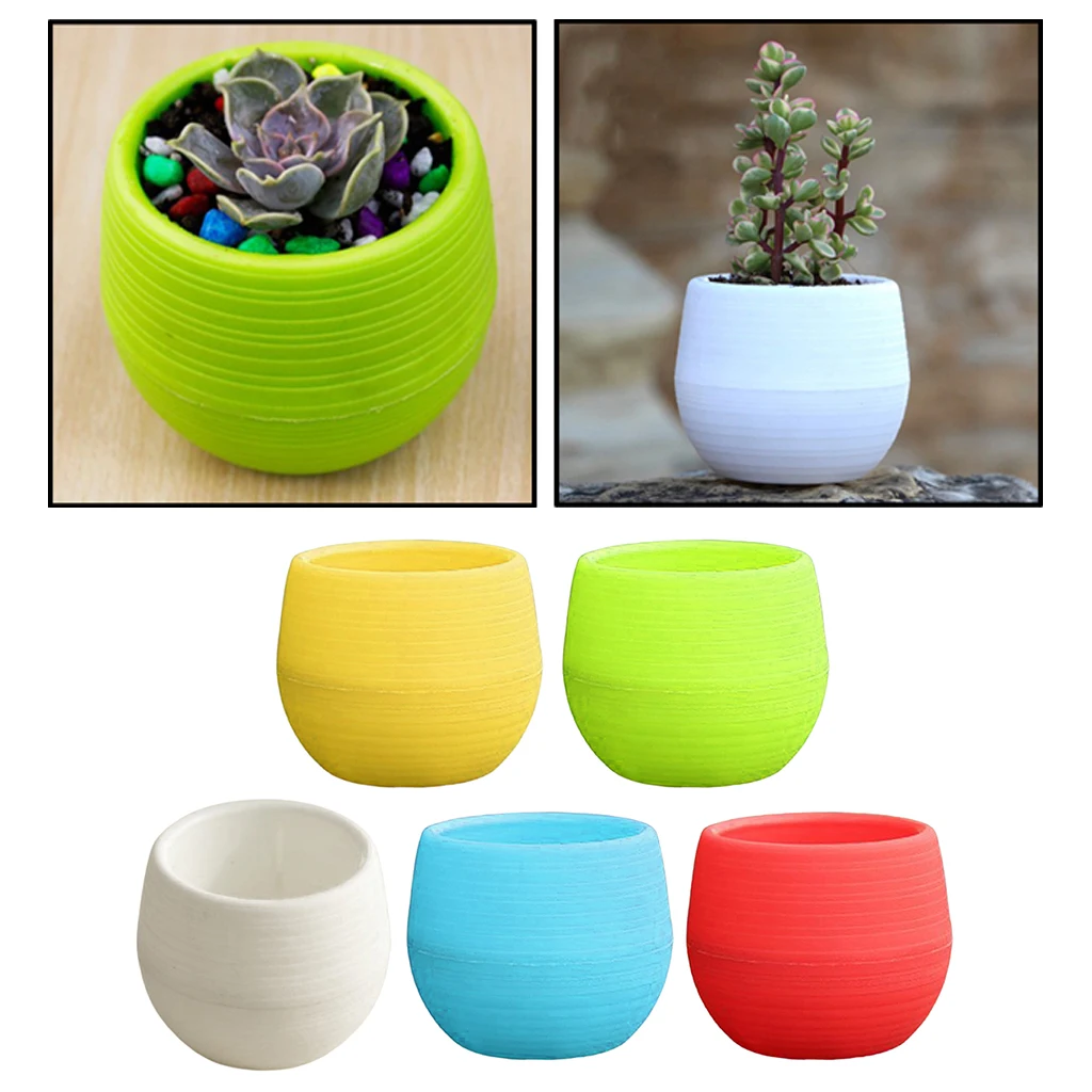 Маленькие горшки для цветов с рисунком кактуса|Цветочные и кадки| |