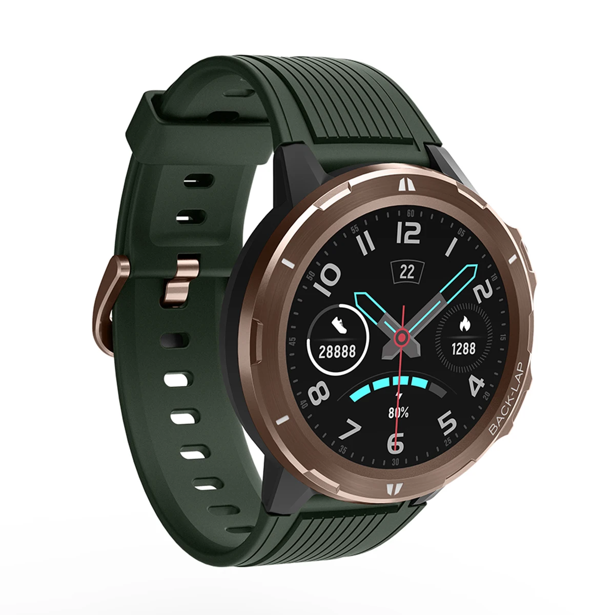 UMIDIGI Uwatch GT Смарт-часы 5ATM водонепроницаемый BT5.0 монитор сердечного ритма во время сна фитнес-трекер Шагомер Шаг Калорий умные часы - Цвет: Зеленый