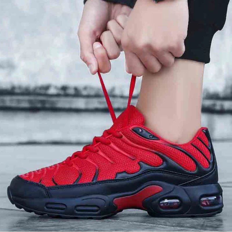 

Fashion Men's Sneakers Cushion Mesh Running Shoes Men Casual Sport Shoes Zapatillas Hombre Large Size