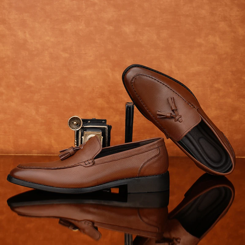 

Men's Leather Casual Shoes Shoes Casual Men Leather Zapatos De Hombre Black Spring Sapato Masculino Casuales Para Cuero