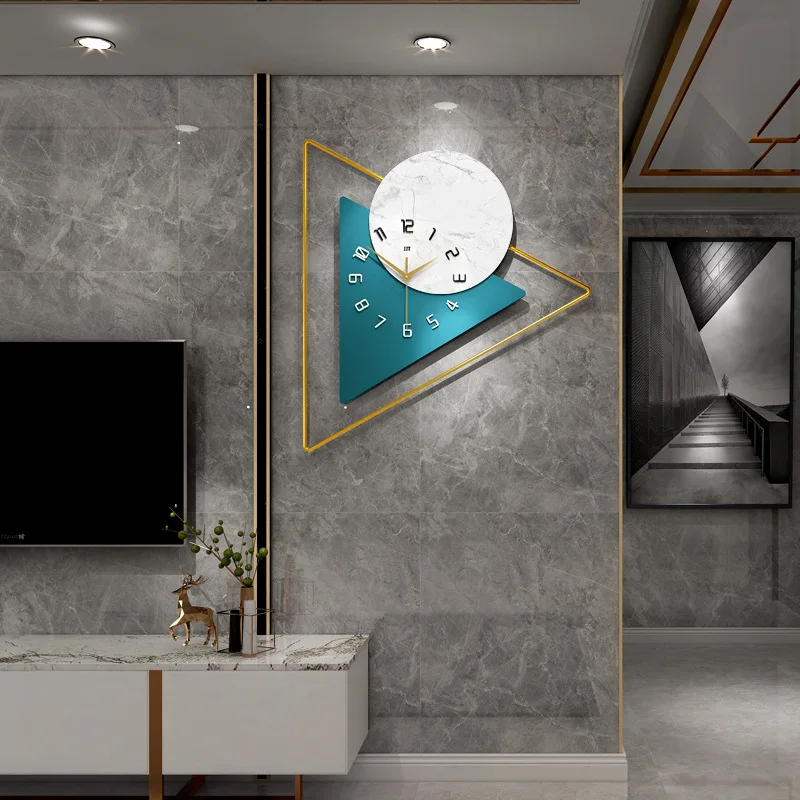 

Nordic Fashion Light Luxury Clock Modern Minimalist Creative Wall Clock Home Decoration Art Clock Mute Wall Decoration Clock