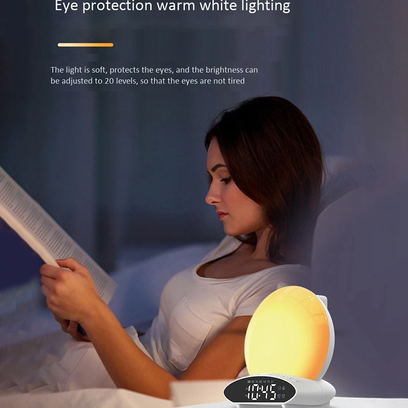 

Alarm Clock Projector Time Date Snooze Function Night Lights Desk Table Clock with Time Projection