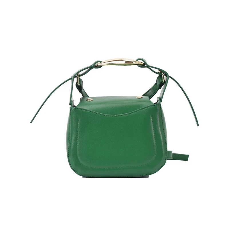 

Small Tote Bag PU Leather Crossbody Bags for Women 2021 Summer Metal Handle Shoulder Handbags Ladies Branded Luxury Purses