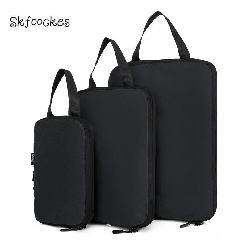 Новинка 2020 сумки для багажа Skfoockes компрессионные нейлоновые дорожные хранения