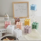 Пузырьковый куб, искусственная свеча, эфирное масло, ароматизированный расслабляющий романтический подарок на день рождения и свадьбу