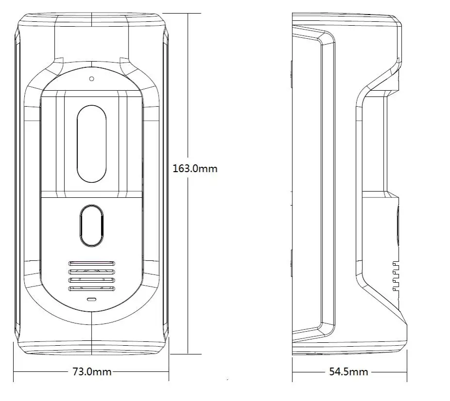 

Dahua VTO2101E-P -S1 IP Villa Outdoor Station VTO2101E-P upgrade model , Zinc alloy panel, IP65,IK10 intercom system