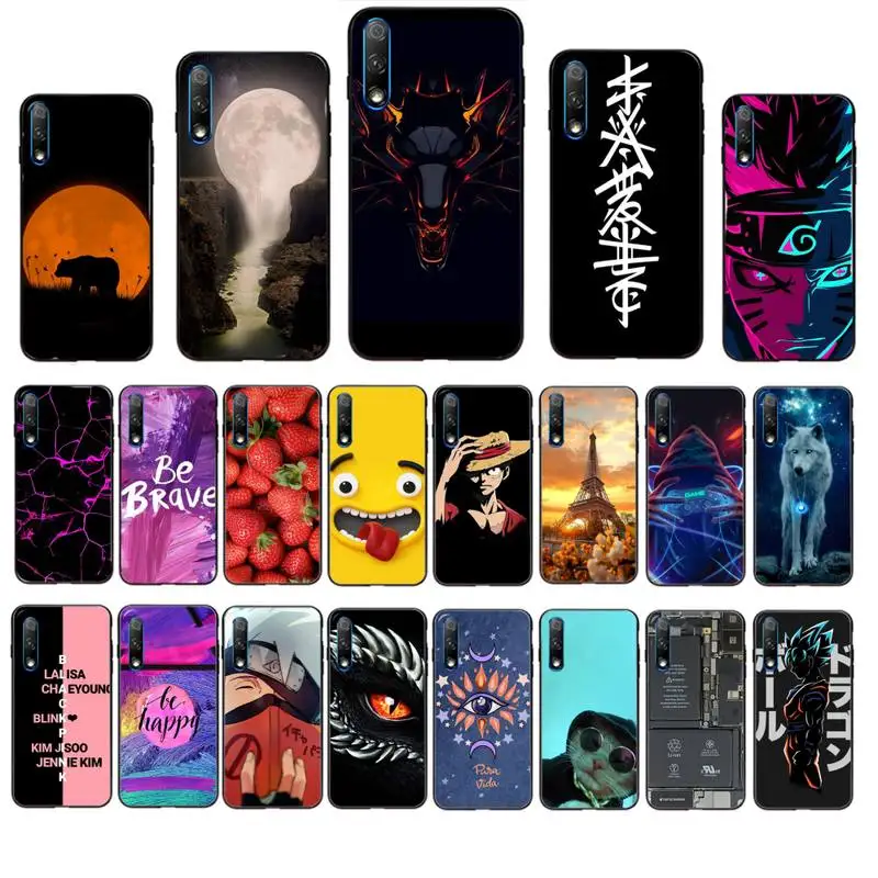 

YNDFCNB Coque Phone Case For Huawei Honor 9X Case Bumper Soft TPU Back Cover For Honor 9X Case Silicone Cover Shell Housing
