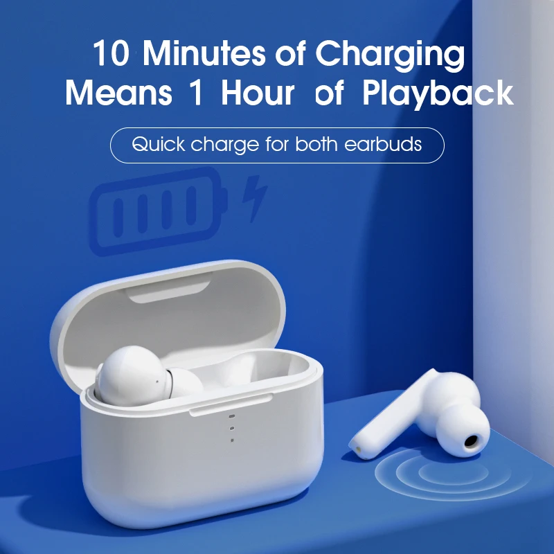 Наушники QCY T11 с динамическим якорем Hi Fi Беспроводные наушники поддержкой Bluetooth 4