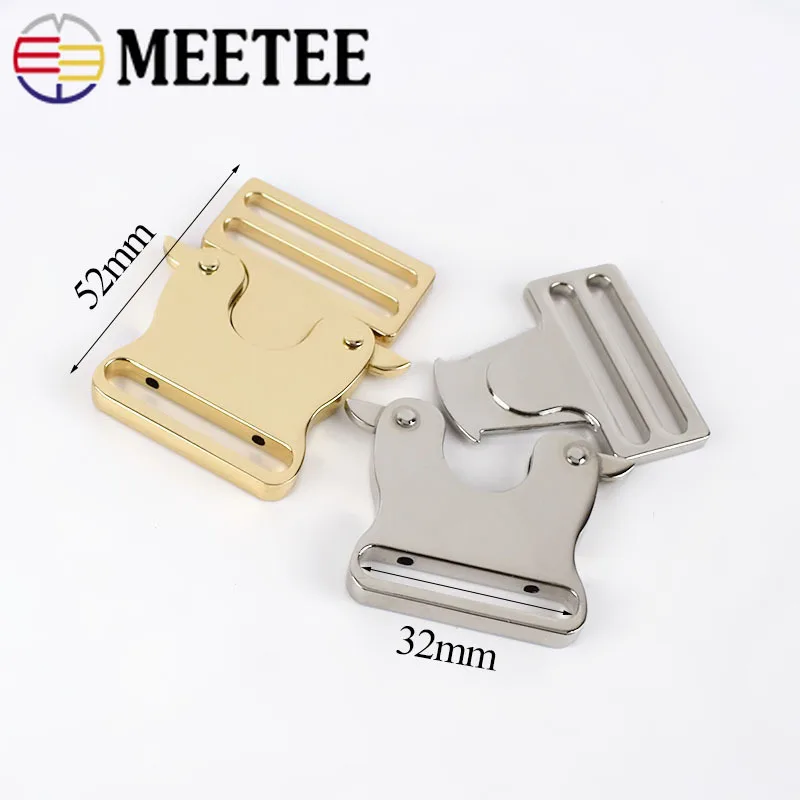 Meetee 2 шт. 25/31/38 мм пряжки из сплава для крепления сумки на ремешке застежка карт