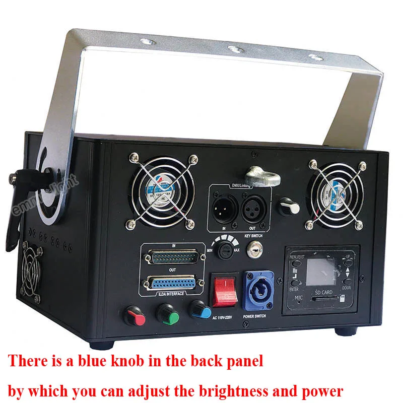 2 Вт синий лазерный 3D анимационный сканер проектор ILDA DMX танцевальная панель