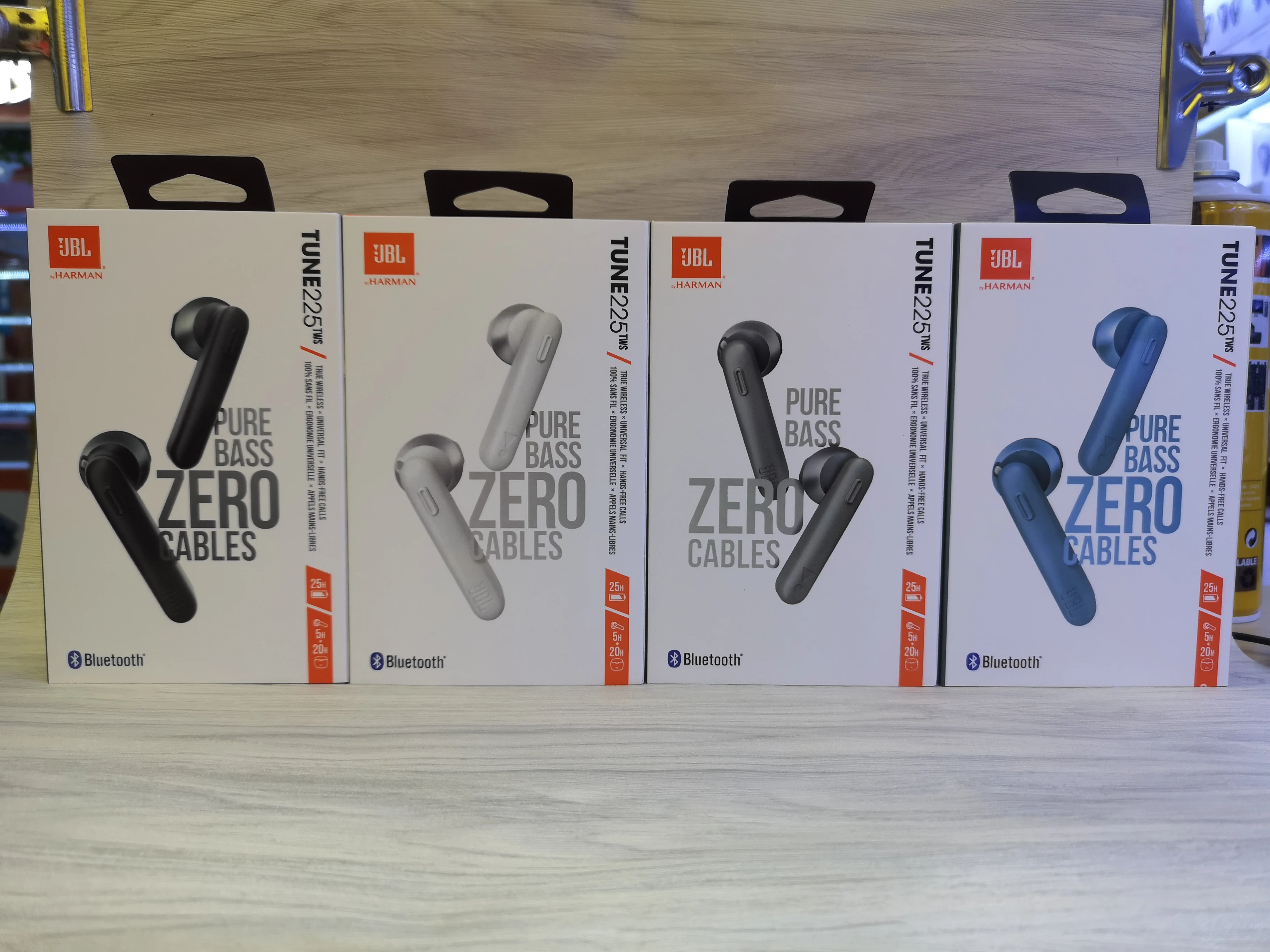 Беспроводные наушники JBL T225TWS официальная стерео гарнитура TUNE 225TWS с басами и