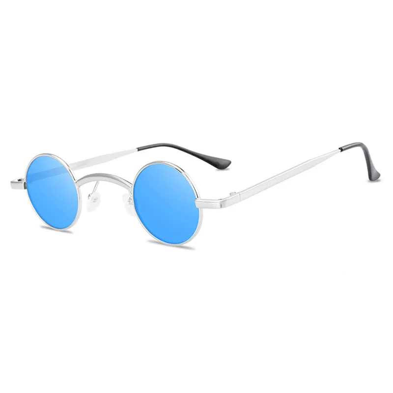 

New Round Sunglasses Men Eyewear Shades Oculos Color Lens Hip Pop Women Sun Glasses Punk Gafas