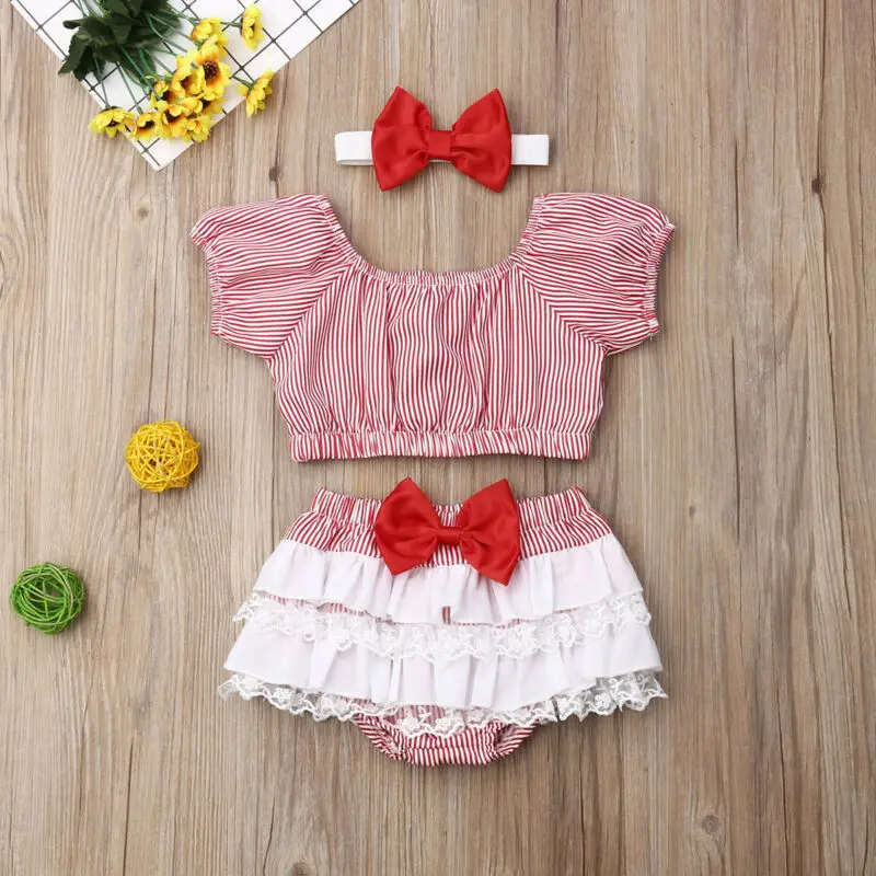 Детская одежда для маленьких девочек летний детский топ с короткими рукавами и