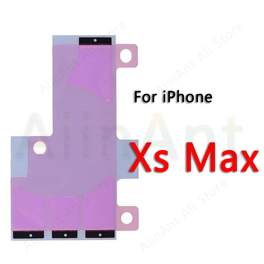 10 шт. стикер на клейкой основе для iPhone X Xs Max XR 5S 5c 6 6s 7 8 плюс лента для аккумуляторов клейкие полоски Замена - Color: For iPhone Xs Max