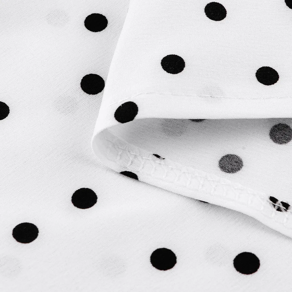 

Women's Blouse Autumn And Winter Shirts Women Casual Dot Print Tops Button With Pocket Shirts Long Sleeves Blouse Female Blusas