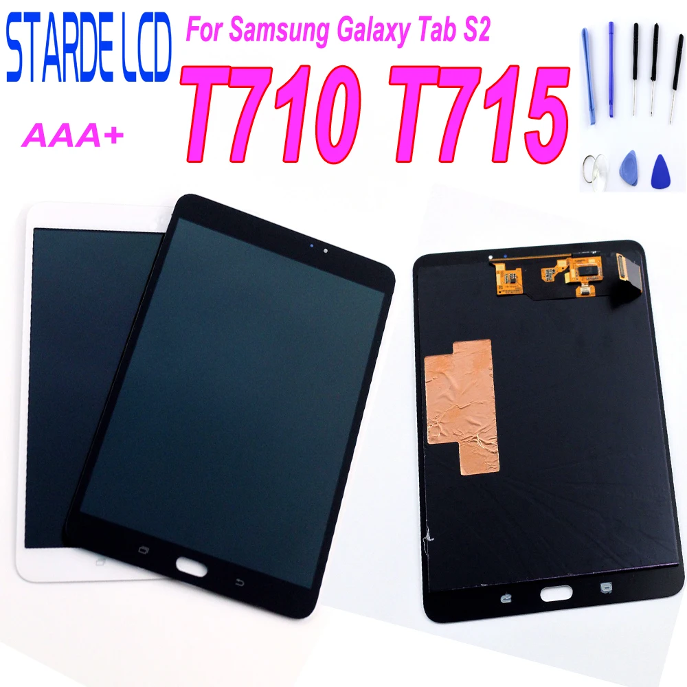 STARDE запасной ЖК дисплей для Samsung Galaxy Tab S2 8 0 SM T710 WLAN T715 T715C 4G сенсорный экран