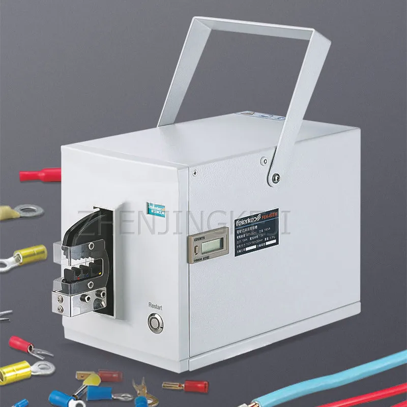 

Электрический обжимной станок оборудование небольшие портативные настольные плоскогубцы для холодного отжима проводов автоматические об...