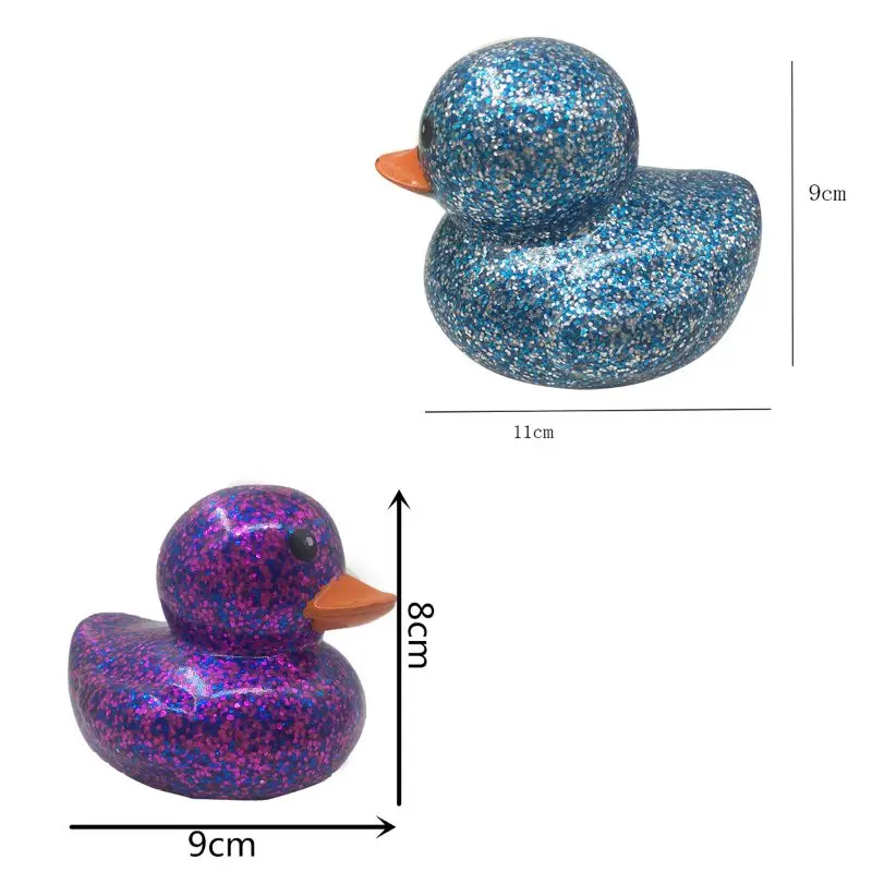 2021 New Gold Powder Rubber Duck Baby Shower Water Bb Bathing Toys For Baby Kids Children