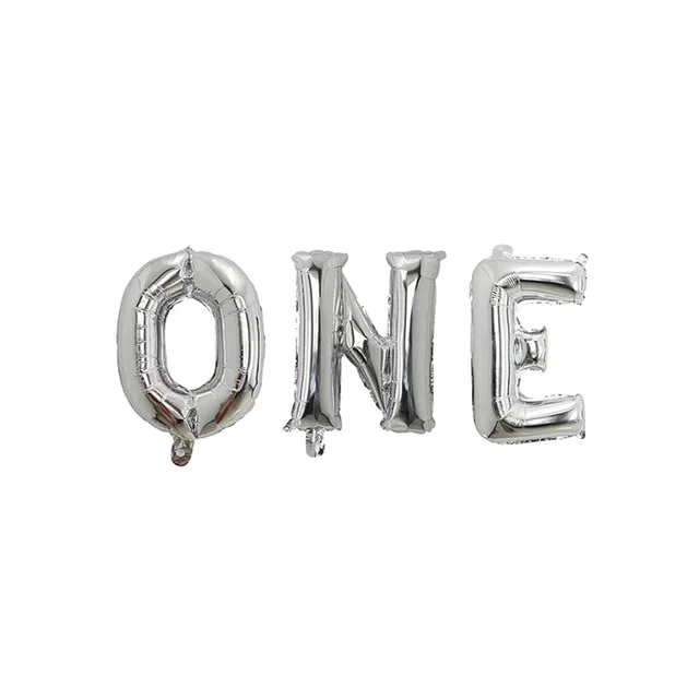 Небесно-голубой 1 Набор, 16 дюймов, розовое золото, Wild One/One, фольгированный шар, детский душ, 1 день рождения, украшение, шары для детей 1 год, Globos - Цвет: Небесно-голубой