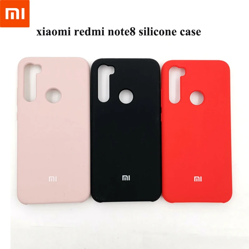 Оригинальный чехол xiaomi Red mi note8 Note 8 жидкий силикон защита противоударный