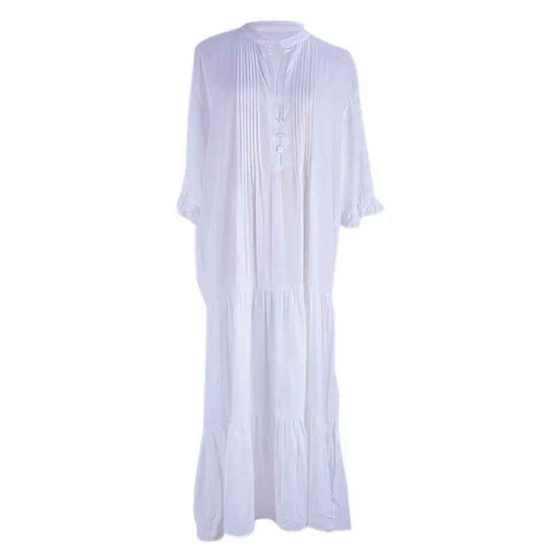 Для пляжного платья купальный костюм накидка новая свободная хлопковая юбка