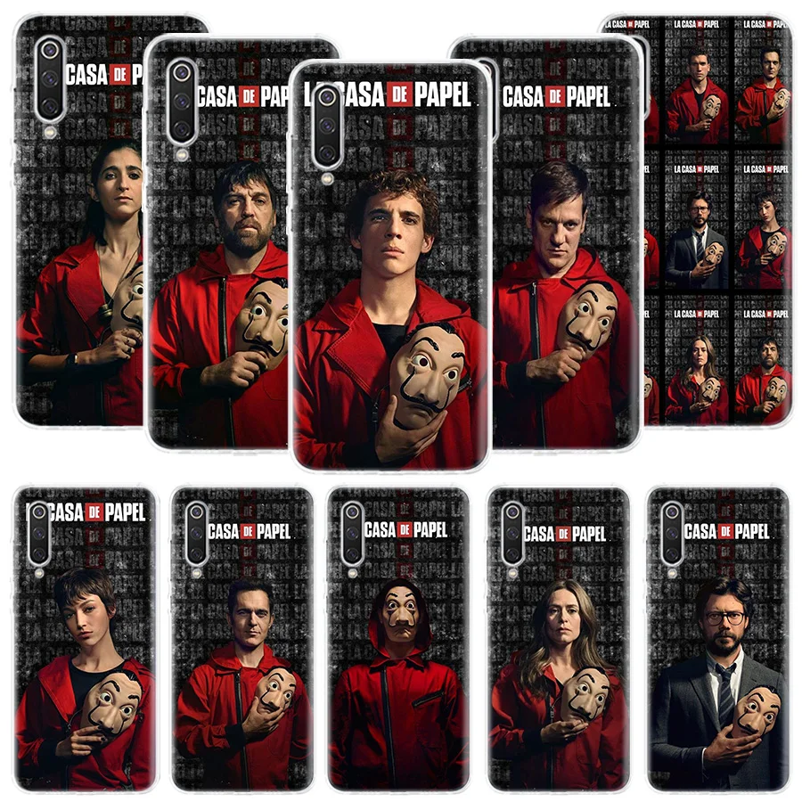 

Money Heist House Paper TV-Show cover Phone Case For Xiaomi Redmi 9 9T 9C 10 Prime 10X 10C 8 7 6 10A 9A 8A 7A 6A S2 K40 Pro K30