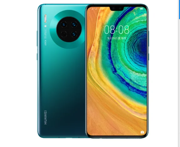 Смартфон huawei mate 30, Android 10,0, Kirin 990, четыре ядра, 8 ГБ ОЗУ, 128 Гб ПЗУ, 6,62 дюйма, МП, 40 Вт, супер зарядное устройство