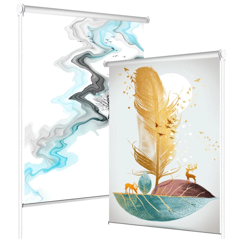 Фабрика по изготовлению шторок на заказ может разработать любой узор и размер.